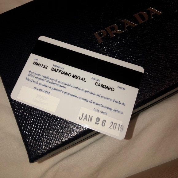 Prada Large Saffiano Leather Wallet